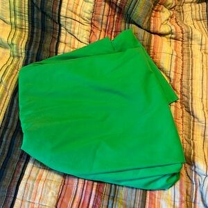 Large green screen curtain